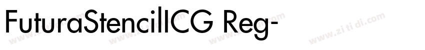 FuturaStencilICG Reg字体转换